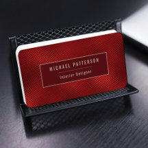 Modern Stylish Burgundy Foil Textured Professional