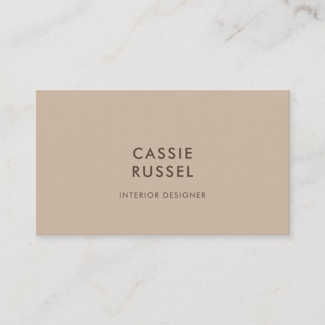 Modern & Stylish Business Card (Front)