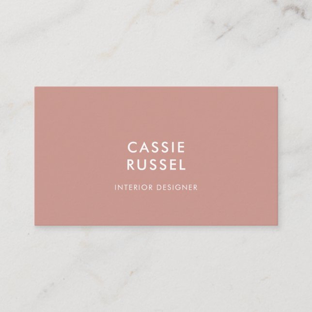 Modern & Stylish Business Card (Front)