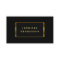 Modern stylish chic black and gold professional