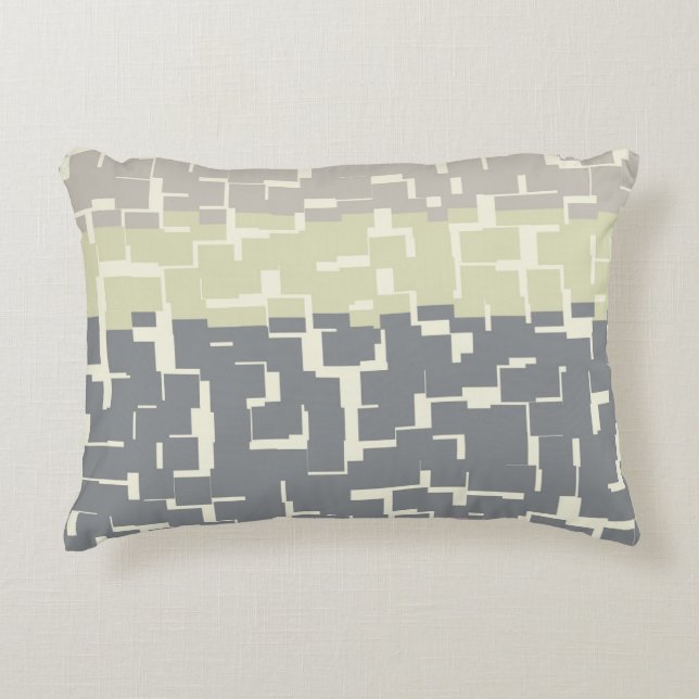 Modern Stylish Earth Toned Colours Decorative Pillow (Front)