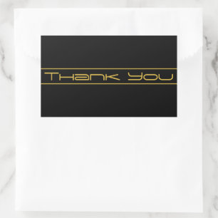 Modern Stylish Editable Gold Text & Line Stripes Sticker