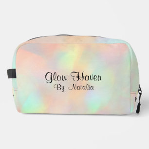 Modern Stylish Holographic Beauty Salon Dopp Kit