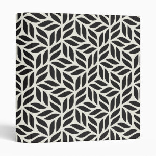 Modern Stylish Leaf Pattern Binder