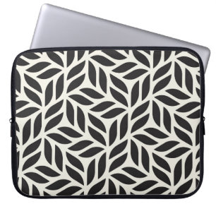 Modern Stylish Leaf Pattern Laptop Sleeve