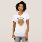 Modern Stylish Lion of Judah I Stand with Israel T-Shirt (Front Full)