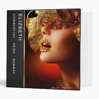 Modern Stylish Model Actor Name Photo Portfolio  Binder