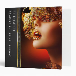 Modern Stylish Model Actor Name Photo Portfolio  Binder