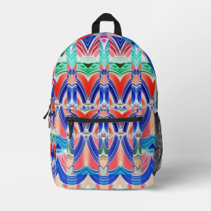 Modern stylish multiple colour classic design pr printed backpack