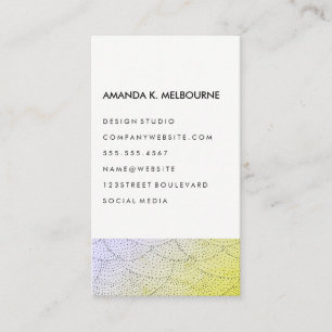 Modern Stylish Pattern Business Card
