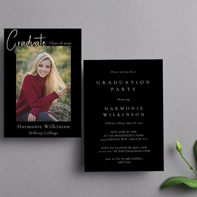 Modern stylish photo class of 2024 graduation  (Creator Uploaded)