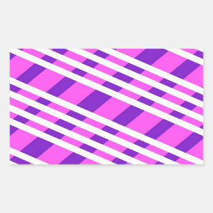 Modern Stylish Plaid Pattern Sticker