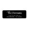 Modern Stylish Script Black Return Address