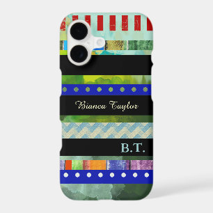 Modern & Stylish Stripes & Custom Name