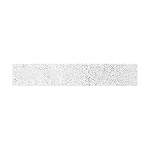 MODERN STYLISH WEDDING rustic SILVER SPOT confetti Invitation Belly Band