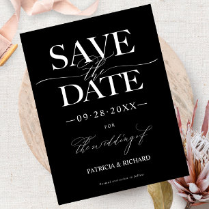 Modern Stylish Wedding Save The Date Non Photo Postcard