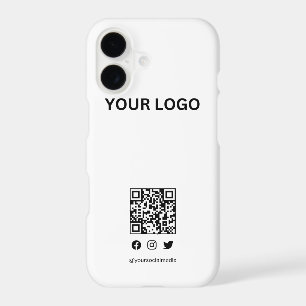 Modern stylist editable qr code and text