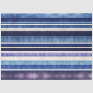 Modern Summer Navy Blue Boat Stripes Collection Tissue Paper