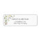 Modern Summer Wildflower Wedding Return Address La