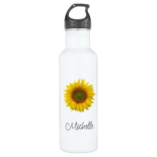 Modern Sunflower Cute Country Floral 710 Ml Water Bottle