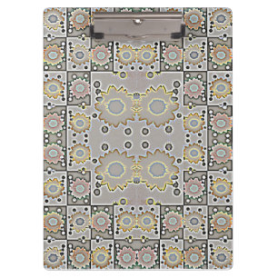 Modern Sunflowers Pattern Clipboard