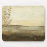 Modern Sunset Landscape Oil Painting Mouse Pad<br><div class="desc">A modern oil painting of a landscape by Jennifer Goldberger. Leaves creep in from the side while a beautiful sunset rests on the horizon. An amazing print that would make an amazing purchase!</div>