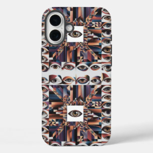 Modern Surreal Apple iPhone 16 Plus Phone Cover