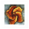 Modern Surreal Yellow Orange Hibiscus Flower Grey 