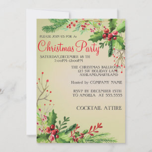 Modern, Sweet Christmas Invitation
