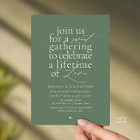 Modern Sweet Love Minimalist Wedding Reception