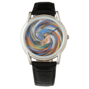 Modern Swirl Abstract Art #38 Watch