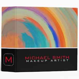 Modern Swirl Abstract Elegant Professional #21 Binder