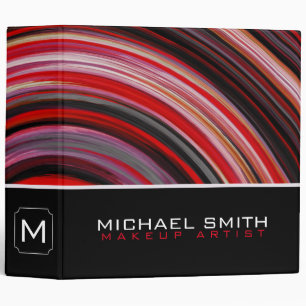 Modern Swirl Abstract Elegant Professional #23 Binder