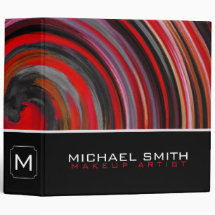 Modern Swirl Abstract Elegant Professional #24 Binder