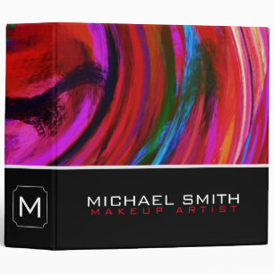 Modern Swirl Abstract Elegant Professional #25 Binder