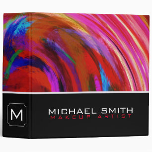 Modern Swirl Abstract Elegant Professional #26 Binder