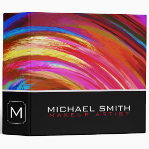 Modern Swirl Abstract Elegant Professional #27 Binder