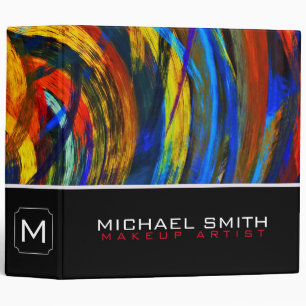 Modern Swirl Abstract Elegant Professional #28 Binder