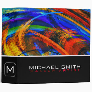 Modern Swirl Abstract Elegant Professional #29 Binder