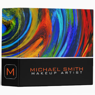 Modern Swirl Abstract Elegant Professional #2 Binder
