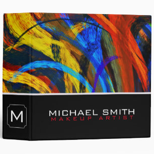 Modern Swirl Abstract Elegant Professional #30 Binder