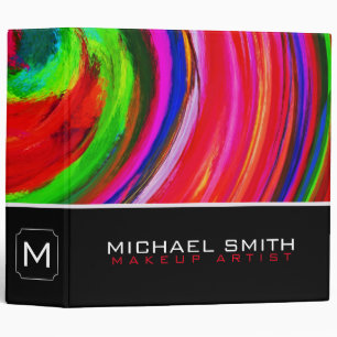 Modern Swirl Abstract Elegant Professional #31 Binder