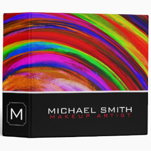 Modern Swirl Abstract Elegant Professional #32 Binder