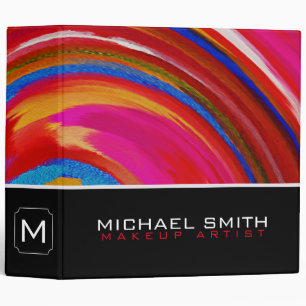 Modern Swirl Abstract Elegant Professional #35 Binder