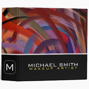 Modern Swirl Abstract Elegant Professional #43 Binder