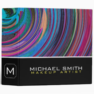 Modern Swirl Abstract Elegant Professional #44 Binder