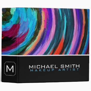 Modern Swirl Abstract Elegant Professional #47 Binder