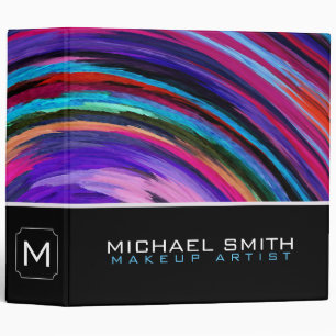 Modern Swirl Abstract Elegant Professional #48 Binder