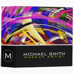 Modern Swirl Abstract Elegant Professional #50 Binder