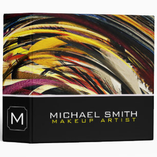 Modern Swirl Abstract Elegant Professional #51 Binder